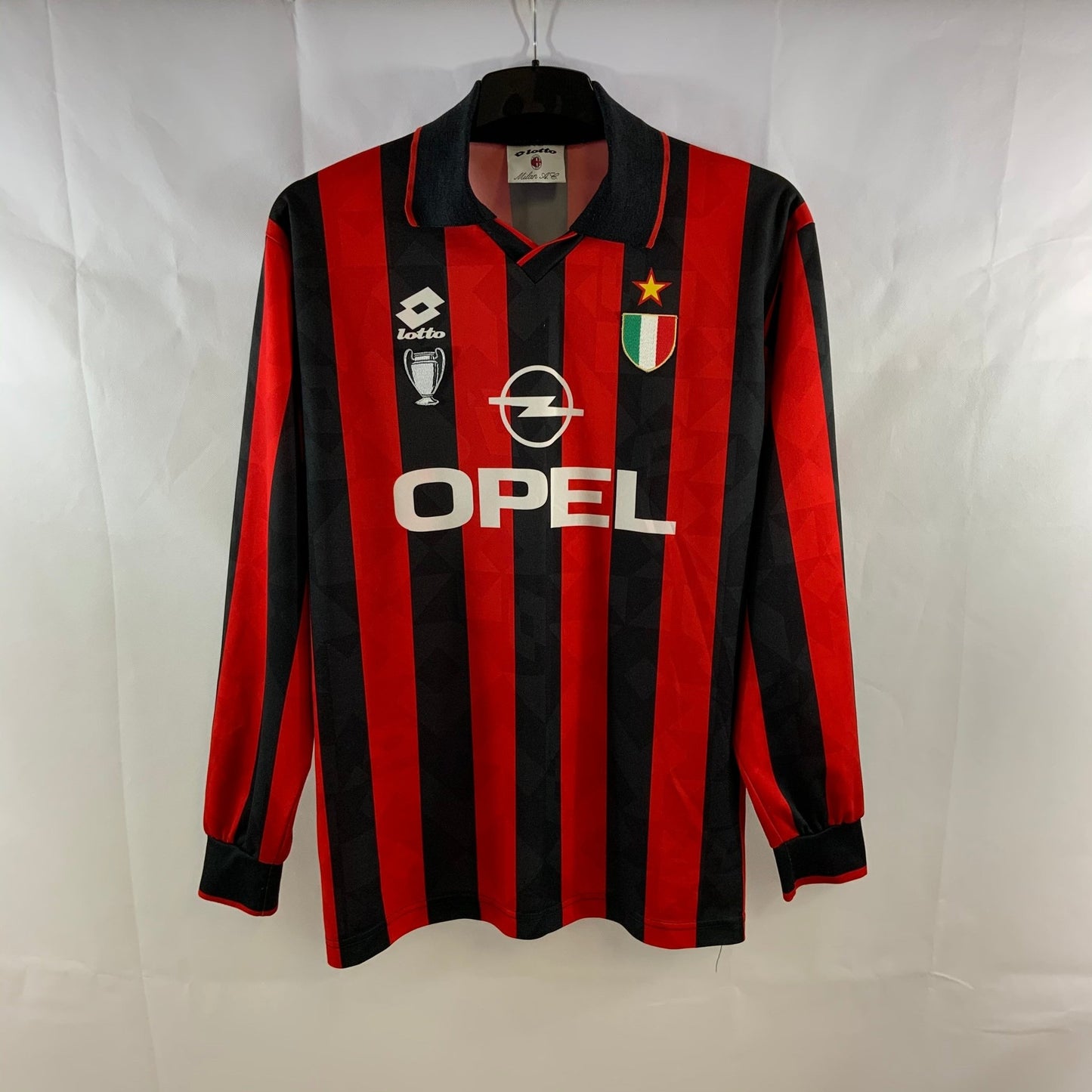 AC Milan 1994/95 Home Retro Shirt – Short & Long Sleeve - Retro Matchday product_type
