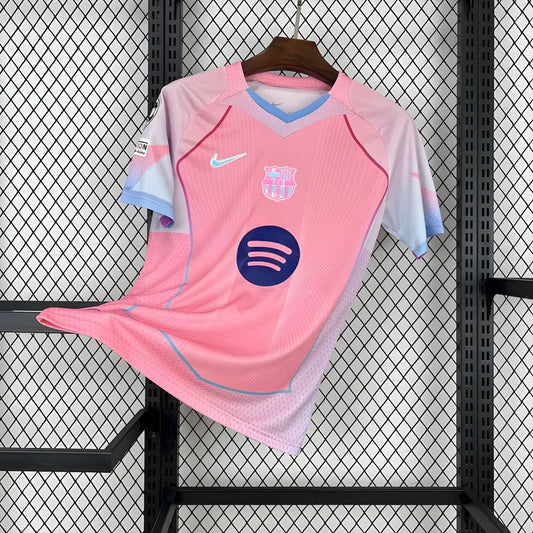 FC Barcelona 2025/26 Pink Special Edition Jersey – Bold Rose Edition (Short Sleeve)