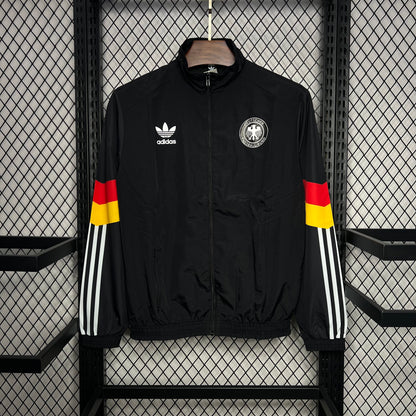 Germany 2024/25 Euro Black Windbreaker – National Team Jacket