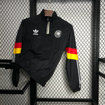 Germany 2024/25 Euro Black Windbreaker – National Team Jacket