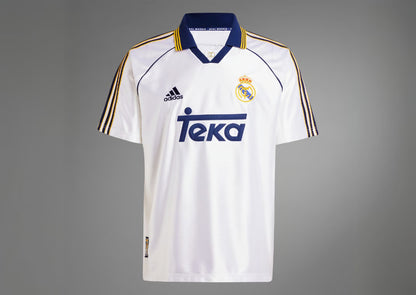 Real Madrid 1999/00 Home Shirt – White Retro Classic