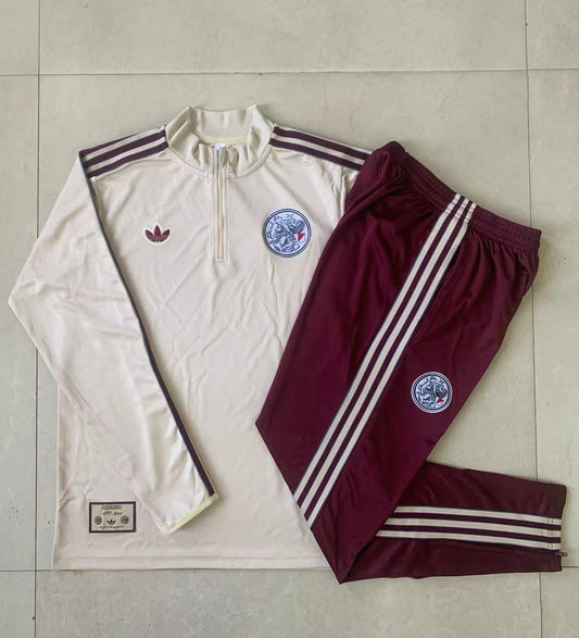 Ajax Retro Tracksuit 2025/26 – Adidas Originals Inspired Full Set