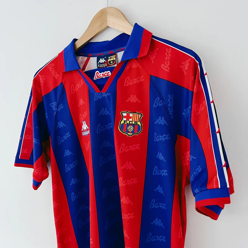 FC Barcelona 1996/97 Home Shirt – Ronaldo “El Fenómeno” Era (Short & Long Sleeve)