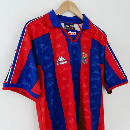 FC Barcelona 1996/97 Home Shirt – Ronaldo “El Fenómeno” Era (Short & Long Sleeve)