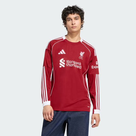 Liverpool FC 2025/26 Home Shirt – Classic Red (Short & Long Sleeve)
