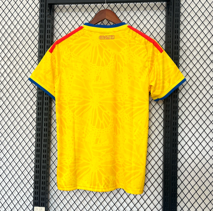 Colombia 2026 Home Jersey – Amarillo Classic (Short Sleeve, World Cup Edition)