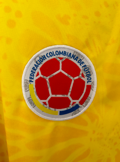 Colombia 2026 Home Jersey – Amarillo Classic (Short Sleeve, World Cup Edition)