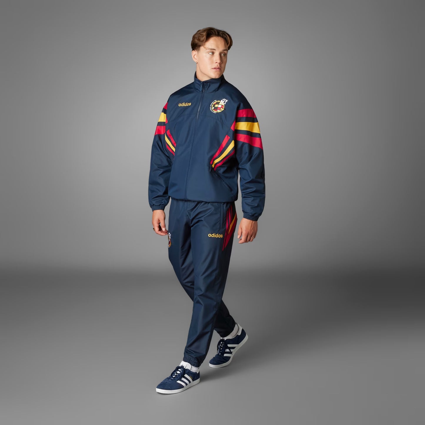 Spain National Team Adidas Windbreaker – Vintage Football Jacket (1996–98) - Retro Matchday product_type