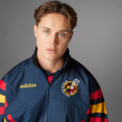 Spain National Team Adidas Windbreaker – Vintage Football Jacket (1996–98) - Retro Matchday product_type