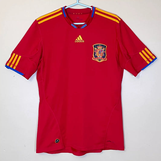 Spain 2010 Home Jersey – Iconic World Cup Champion Shirt – Men’s Authentic Kit