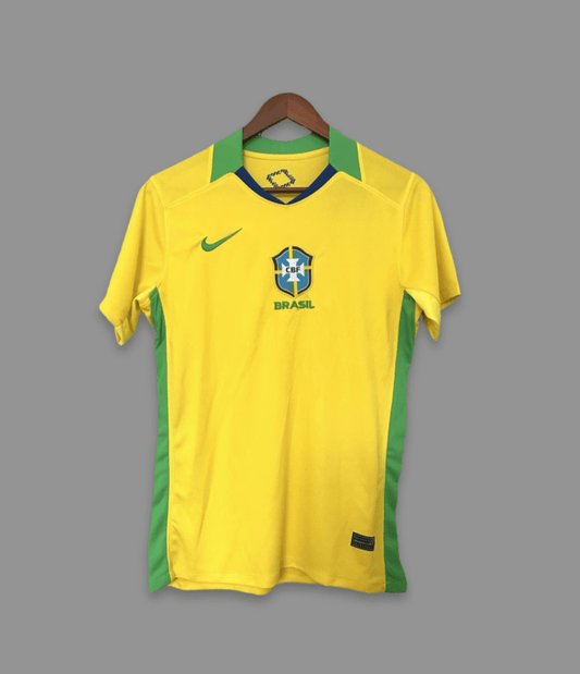 Brazil 2025/26 Home Shirt – Yellow/Green - Retro MatchdayRetro MatchdayNational TeamsXL
