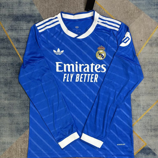 Real Madrid 2025/26 Third Shirt – Retro Inspired Blue Edition