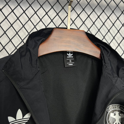 Germany 2024/25 Euro Black Windbreaker – National Team Jacket
