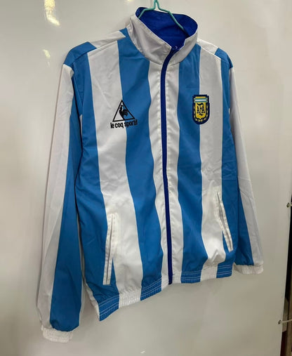 Argentina 1986 Reversible Windbreaker – Retro World Champions Jacket