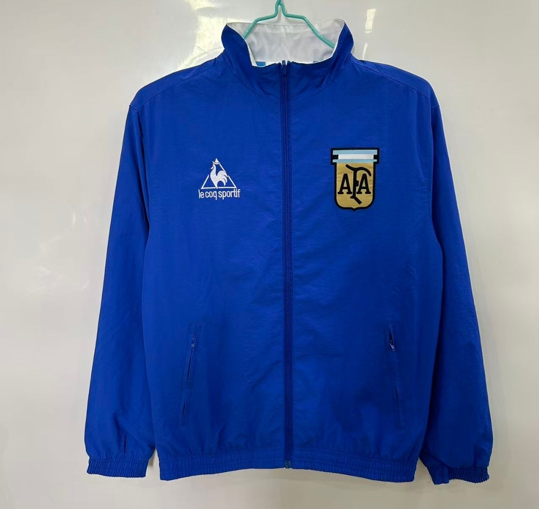 Argentina 1986 Reversible Windbreaker – Retro World Champions Jacket