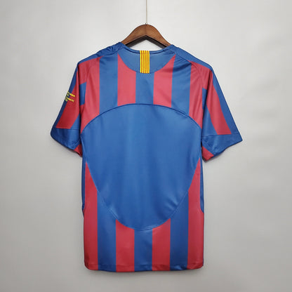 FC Barcelona 2005/06 Home Shirt – Champions League Winner Edition (Short & Long Sleeve) -Retro Matchday