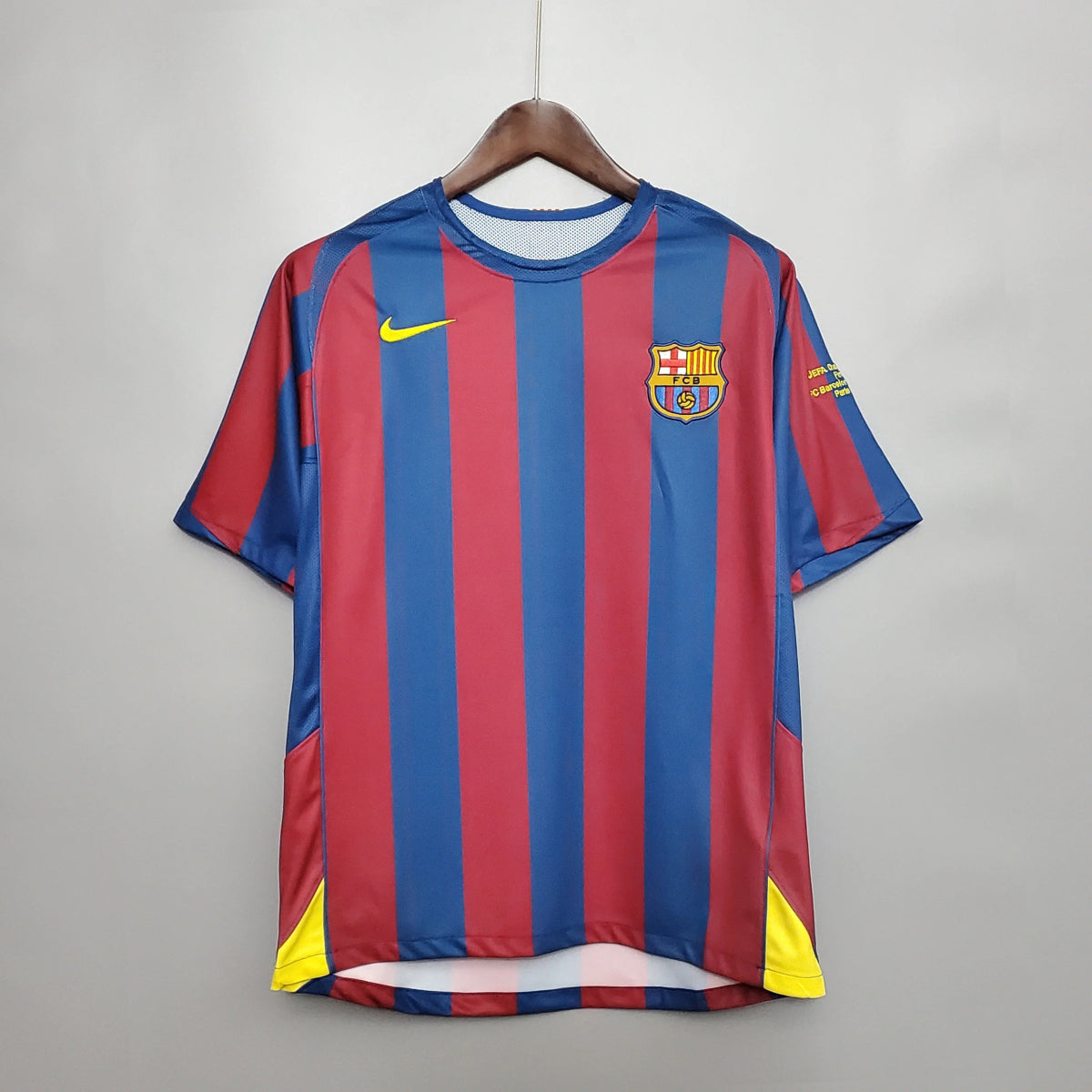 FC Barcelona 2005/06 Home Shirt – Champions League Winner Edition (Short & Long Sleeve) -Retro Matchday