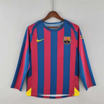 FC Barcelona 2005/06 Home Shirt – Champions League Winner Edition (Short & Long Sleeve) -Retro Matchday