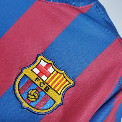 FC Barcelona 2005/06 Home Shirt – Champions League Winner Edition (Short & Long Sleeve) -Retro Matchday
