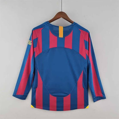 FC Barcelona 2005/06 Home Shirt – Champions League Winner Edition (Short & Long Sleeve) -Retro Matchday