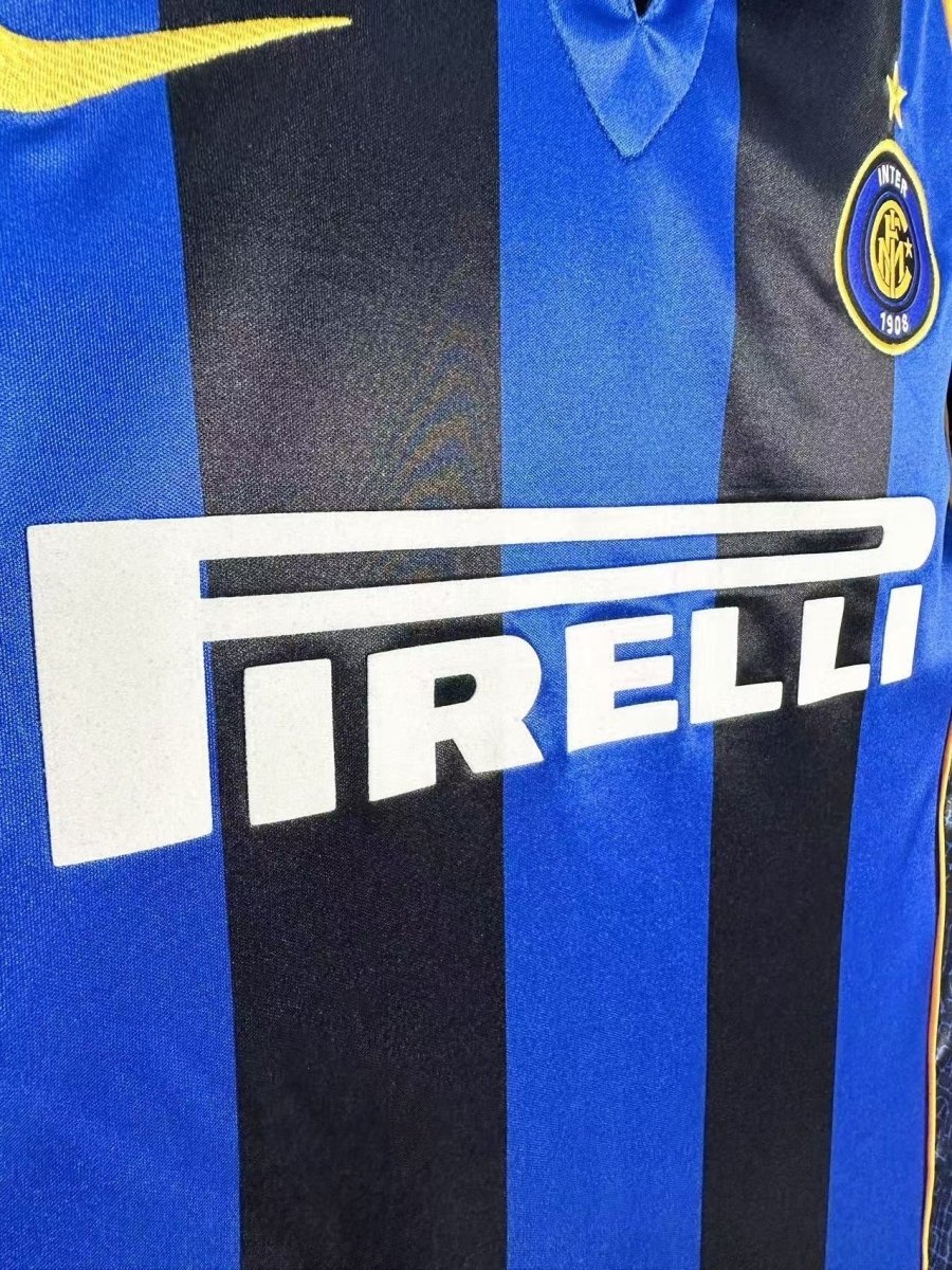 Inter Milan 2001/02 Home Shirt – Ronaldo Era - Retro MatchdayRetro MatchdayInter MilanXL
