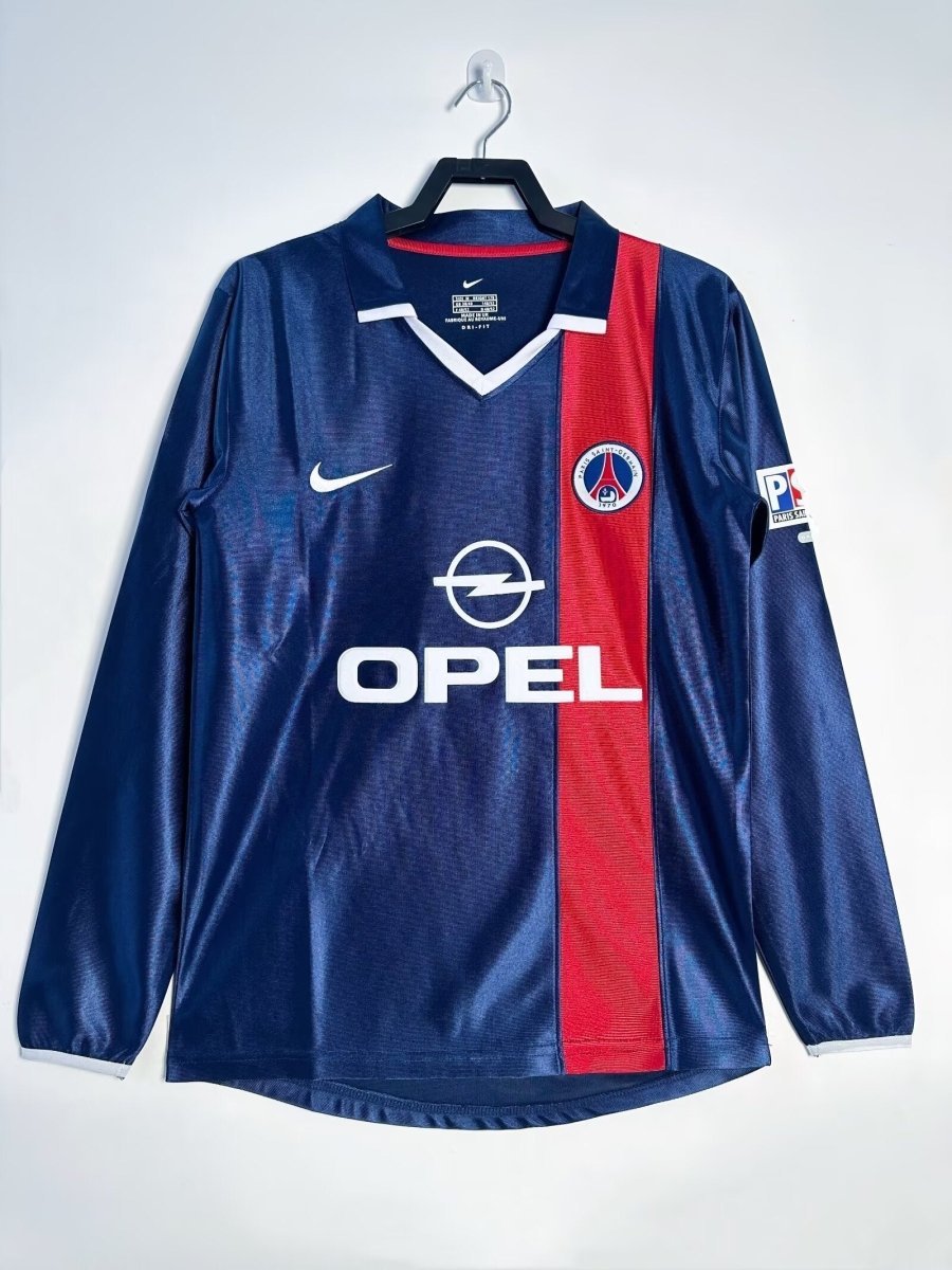 PSG 2001/02 Home Shirt – Ronaldinho Era | Long & Short Sleeve - Retro MatchdayRetro MatchdayPSGS