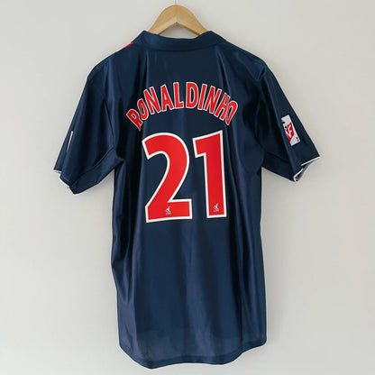 PSG 2001/02 Home Shirt – Ronaldinho Era | Long & Short Sleeve - Retro MatchdayRetro MatchdayPSGS