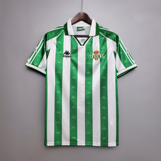 Real Betis 1995/97 Home Shirt – Retro Edition - Short & Long Sleeves - Retro MatchdayRetro MatchdayReal BetisL