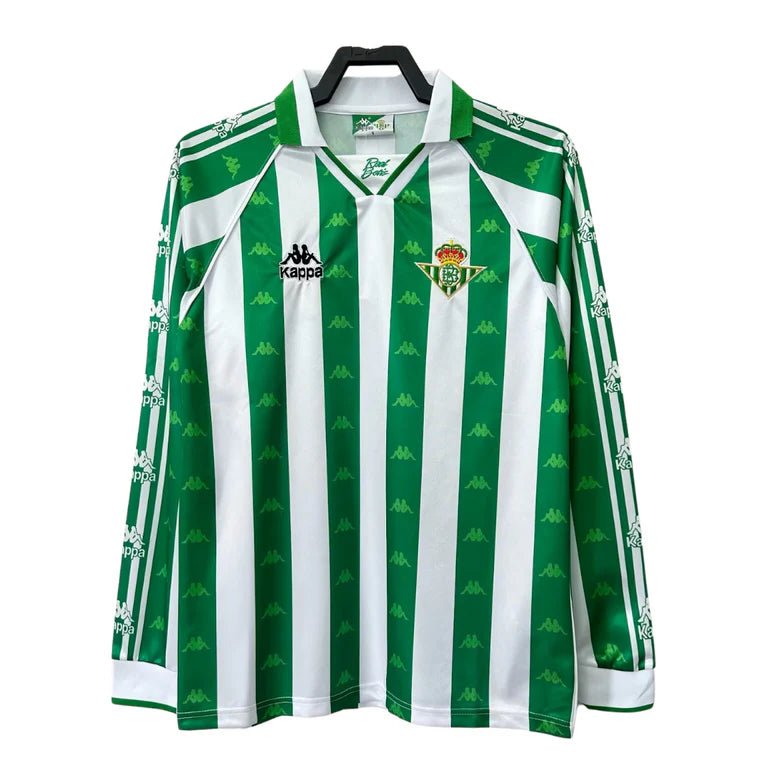 Real Betis 1995/97 Home Shirt – Retro Edition - Short & Long Sleeves - Retro MatchdayRetro MatchdayReal BetisL