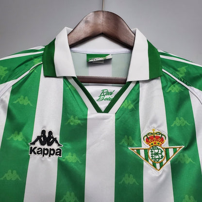 Real Betis 1995/97 Home Shirt – Retro Edition - Short & Long Sleeves - Retro MatchdayRetro MatchdayReal BetisL