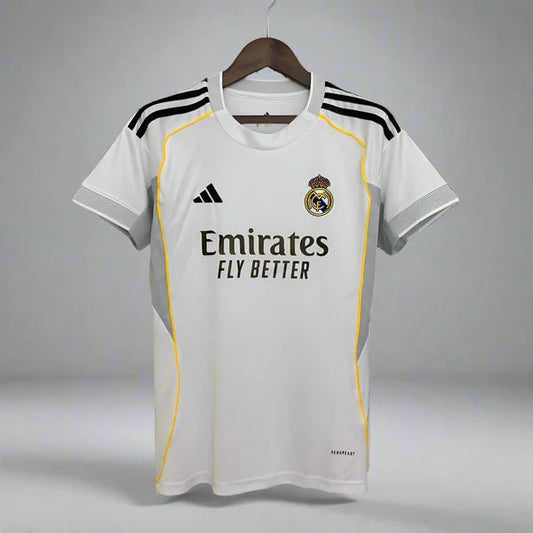 Real Madrid 2025/26 Home Shirt - Long & Short SleevegetOption Real Madrid Retro Matchday