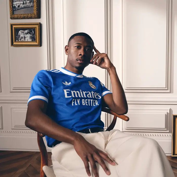 Real Madrid 2025/26 Third Shirt – Retro Inspired Blue Edition - Long & Short Sleeve