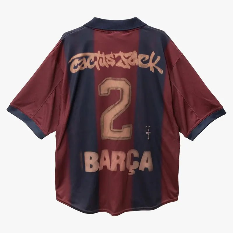 Travis Scott x FC Barcelona 2025/26 Home Jersey (Inspired by 2000/01) | Retro Football Shirt -Retro Matchday