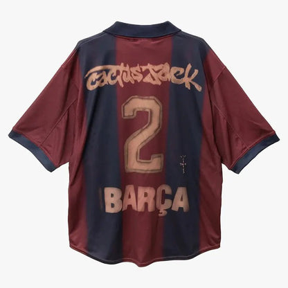 Travis Scott x FC Barcelona 2025/26 Home Jersey (Inspired by 2000/01) | Retro Football Shirt -Retro Matchday