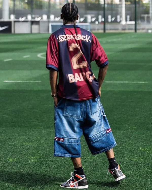 Travis Scott x FC Barcelona 2025/26 Home Jersey (Inspired by 2000/01) | Retro Football Shirt -Retro Matchday