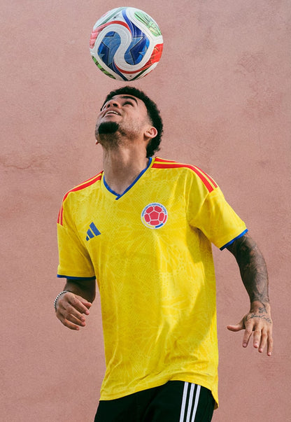 Colombia 2026 Home Jersey – Amarillo Classic (Short Sleeve, World Cup Edition)